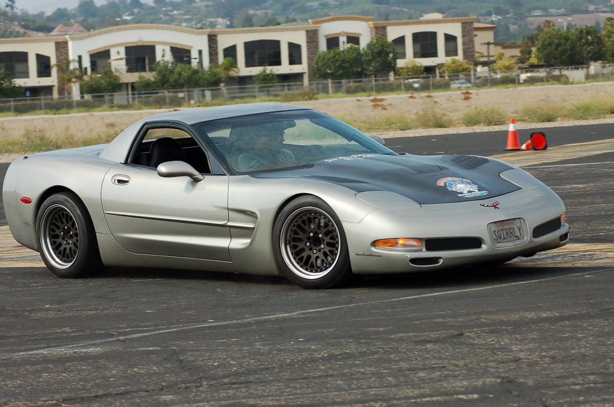 Karl Dunn drove this 2002 C5 Z06 Corvette in the 2014 Optima Ultimate Stree...